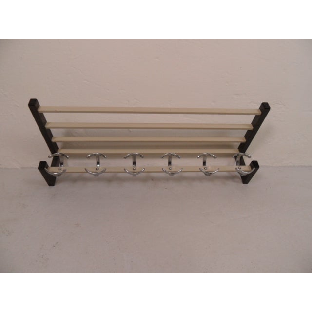 Vintage Wall Coat Rack, 1960s For Sale - Image 9 of 10