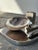 Rare Vintage Art Deco Mounted Natural Clam Shell + Chrome Cigar Tray, Circa 1930s For Sale - Image 11 of 16