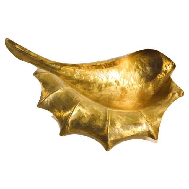 Vintage Brass Bowl in the Shape of a Large Leaf, Italy, circa 1950 For Sale - Image 13 of 13