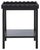 Black Starlyn Scalloped Accent Table in Matte Black For Sale - Image 8 of 8