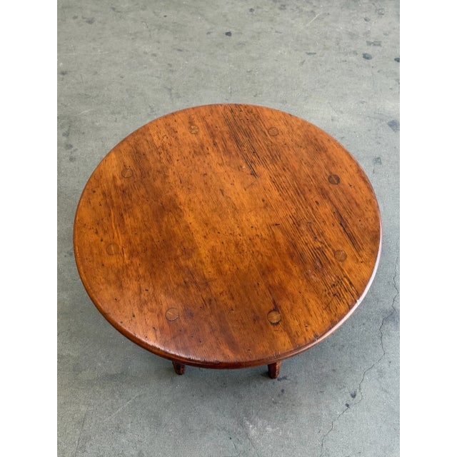 Wood 1940s Rustic Monterey Coffee Table For Sale - Image 7 of 18