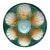 French Majolica Oyster Plate Salins, Circa 1890 For Sale