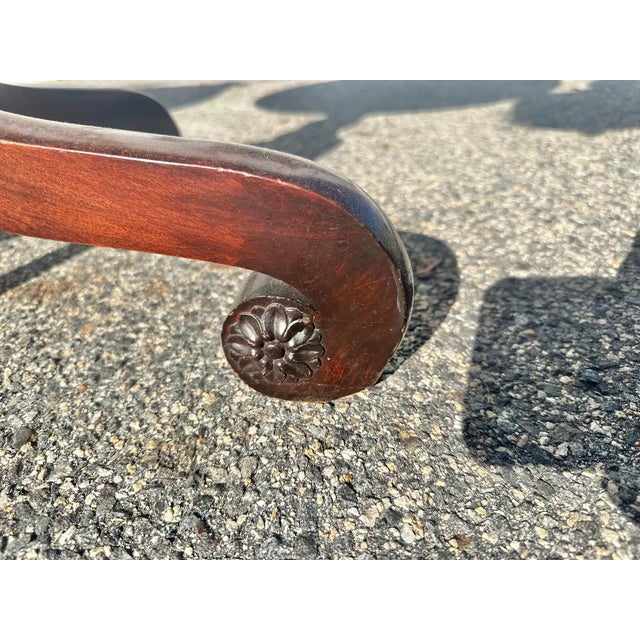 Mid 20th Century Pair of Regency Style Tray Top Side Tables For Sale - Image 5 of 5