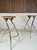 Postmodern Chromed Steel and Beech Bar Stools, Italy, 1990s, Set of 2 For Sale - Image 4 of 11
