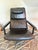 Set of Mid-Century Lounge Chair and Ottoman in Black Leather and Chrome, 1960s, Set of 2 For Sale - Image 4 of 17
