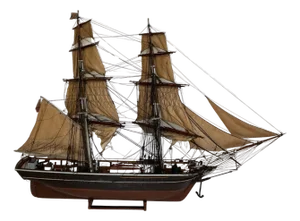 Antique Model of the Brig Bertha