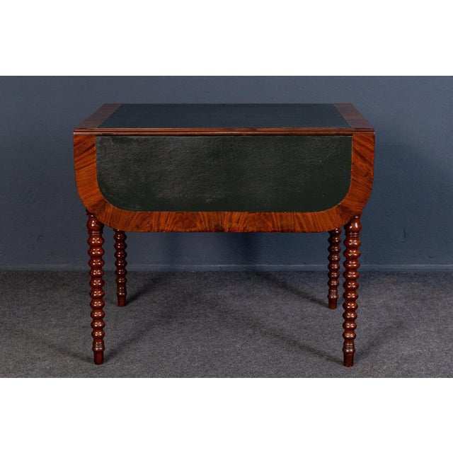 folding gaming table Epoch & style: Biedermeier - mid-19th century Features - made of solid mahogany and pyramid mahogany...