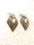 Art Deco Vintage Art Deco Sterling Silver Marcasite Chevron Gatsby Hoop Earrings Door Knocker Clip On, A Pair For Sale - Image 3 of 5