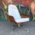 Mid Century Modern Plycraft Style Lounge Mr. Chair Newly Upholstered in White Leather For Sale - Image 11 of 12