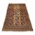 Vintage Afghan Ersari Rug, Hand-Knotted Wool, Allover Geometric Design, Camelhair & Navy, 9’ X 13’ For Sale
