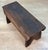 Wood Antique Primitive Farmhouse Wood Footstool Ottoman For Sale - Image 7 of 8