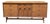 Mid Century Modern Broyhill Brasilia 9 Drawer Walnut Lowboy With Two Mirrors For Sale