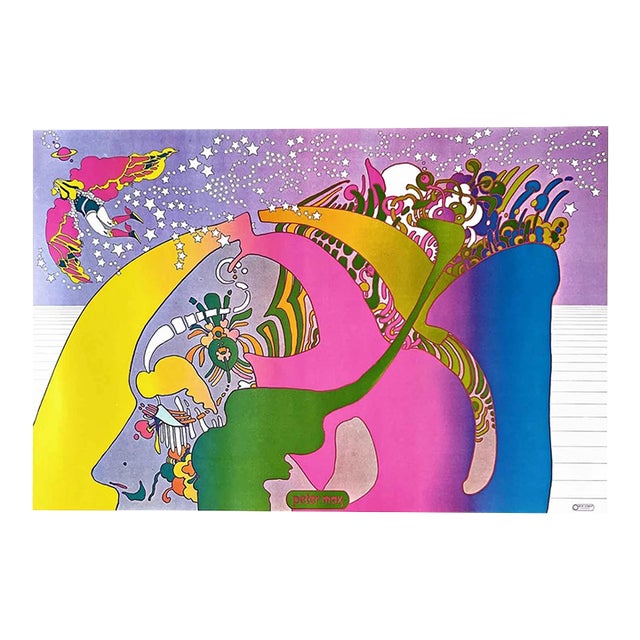 Peter Max Pop Art Poster 17 Nutriment Number 2 1970 For Sale