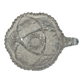 Late 19th Century Canadian Brilliant Period Cut Crystal Bowl by Birks For Sale