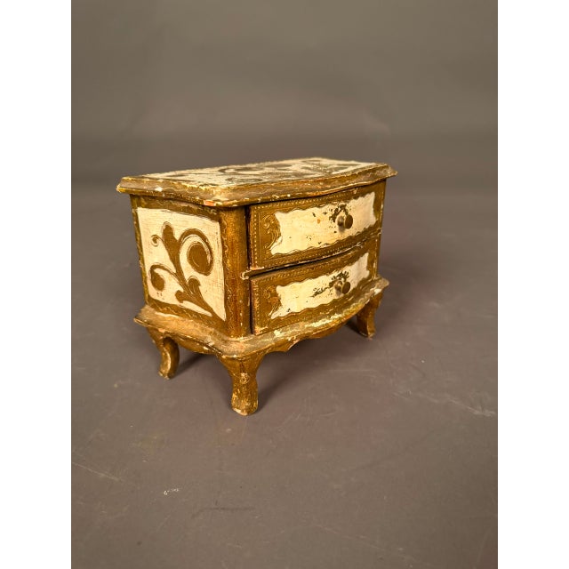 Gold Late 19th Century Apprentice Italian Commode, Circa 1890 For Sale - Image 8 of 12