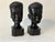 Makonde Ebony Busts, Mueda, Mozambique, 1964, Set of 2 For Sale - Image 6 of 6