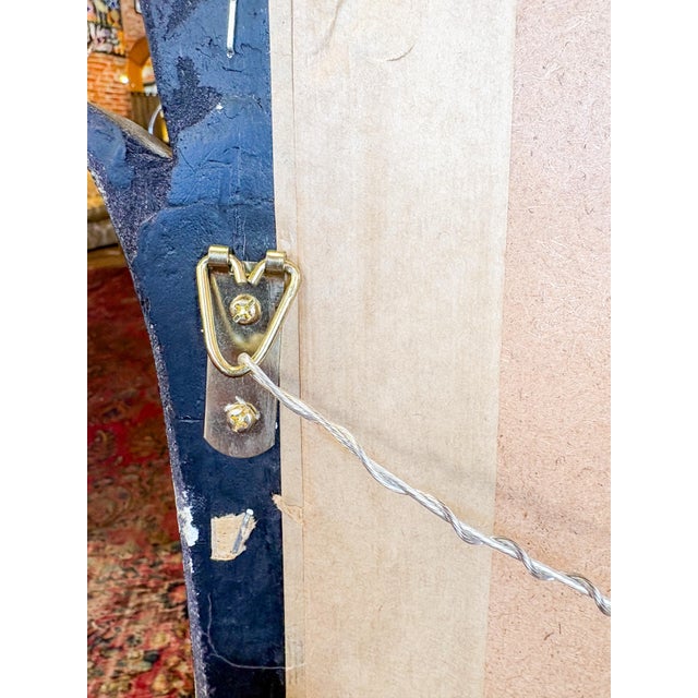 Vintage Silver Tone Framed Wall Mirror For Sale In Saint Louis - Image 6 of 7