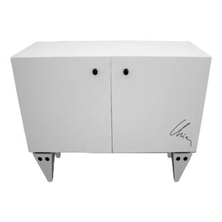 White Sideboard by Sandro Chia for Cleto Munari, 2008 For Sale