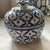Here we have a darling little hand painted porcelain lidded jar. Beautiful blue and white pattern mixes well with any...