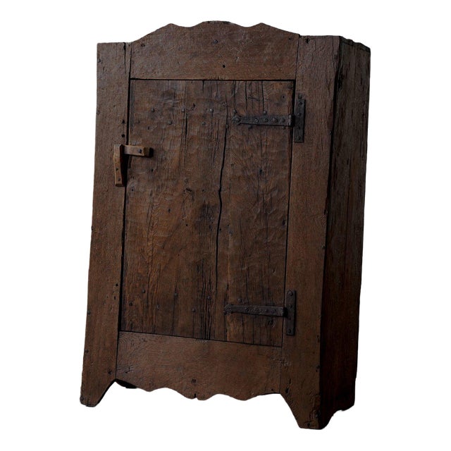 Antique Rustic Pyrenees Cabinet, Spain, 1800s For Sale