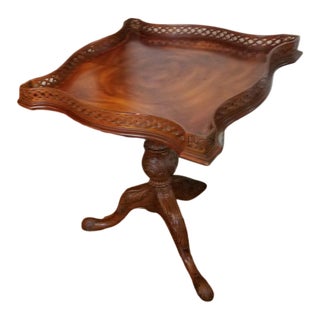 Maitland Smith Hand-Made Tilt Top Table For Sale