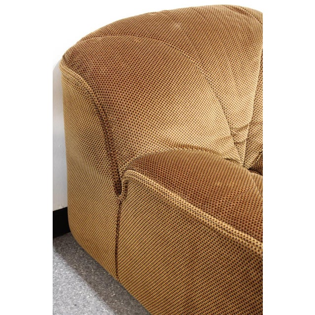 Textile 1970s Modular Sectional and Ottoman by Guido Faleschini for I4 Mariani For Sale - Image 7 of 11