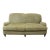 Lee Industries English Arm Olive Green Velvet Sofa For Sale