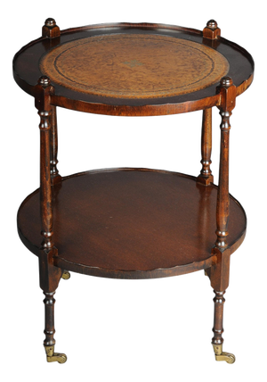Vintage English Round Side Table