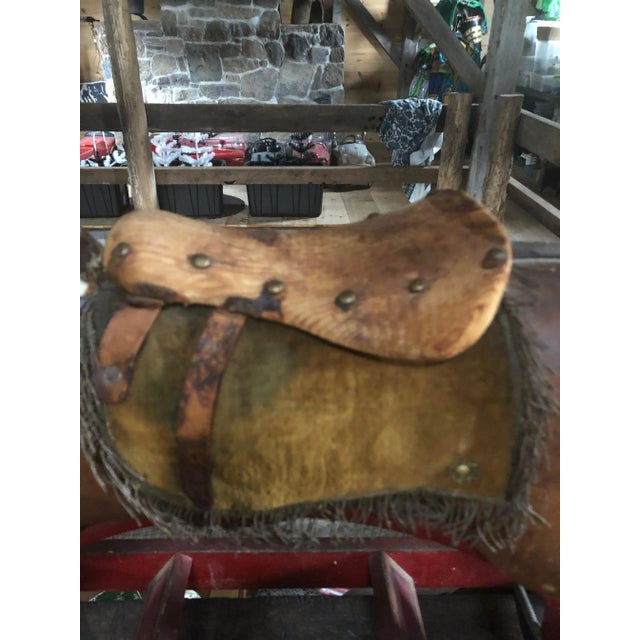 Brown 19th Century Folk Art Hobby Horse Toy For Sale - Image 8 of 13