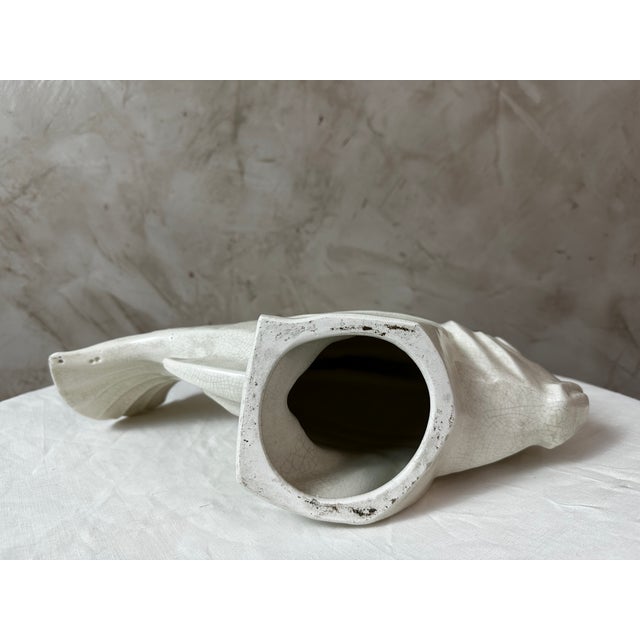 Beige Art Deco Earthenware Fish, 1930s For Sale - Image 8 of 12