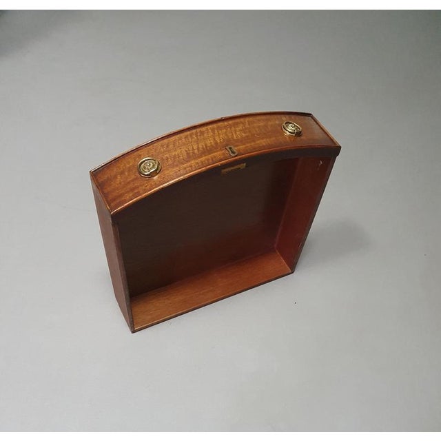 Victorian Mahogany Coffee Table with Leather Top on Brass Wheels from Heldense, 1980s For Sale - Image 4 of 16