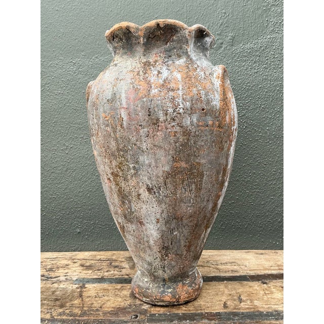 Vintage Hand Painted Single Flower Vase For Sale In West Palm - Image 6 of 12