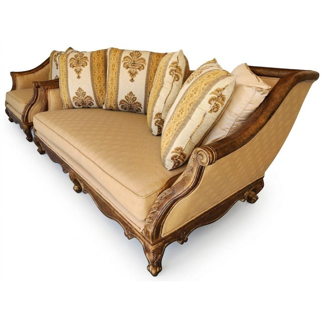 2000 - 2009 French Style Sofa and Loveseat For Sale - Image 5 of 11