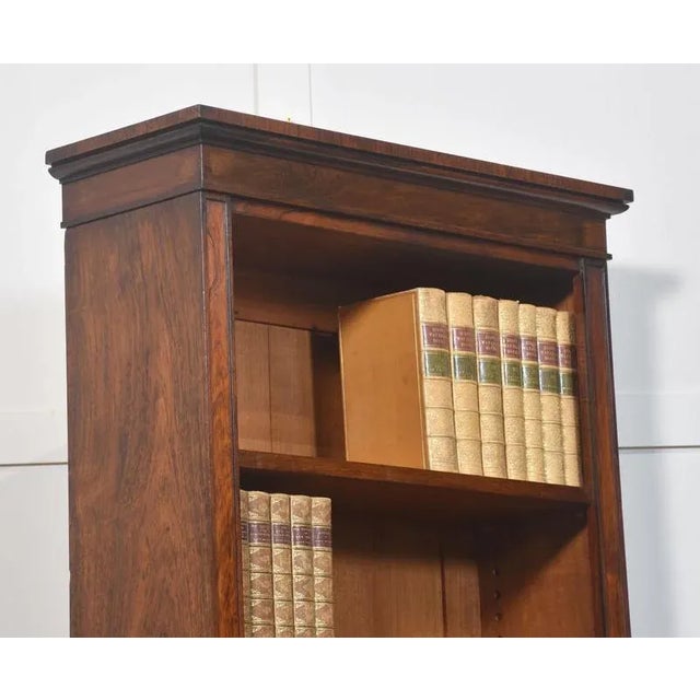 Rosewood Open Bookcase, 19th Century For Sale - Image 10 of 16