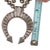 Metal Della & Francis James Navajo Silver Squash Blossom Necklace For Sale - Image 7 of 10