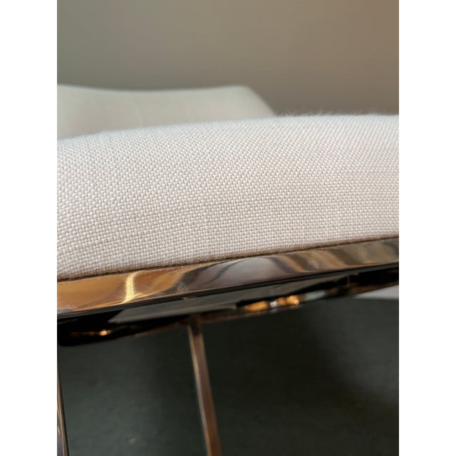 Restoration Hardware Emery Counter Stools, Pair For Sale In San Francisco - Image 6 of 12