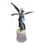 Antique 1900s Large Victory Bronze Statue on Marble Base Snakes Symbol Triumph Over Evil For Sale