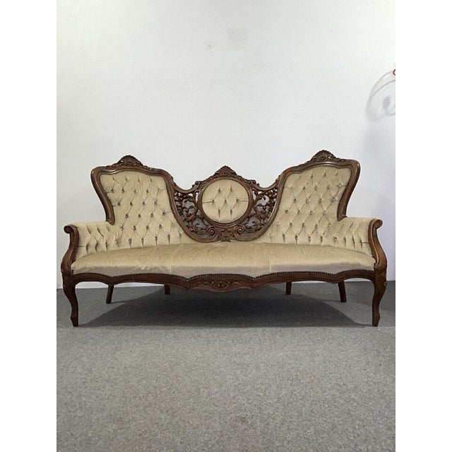 Antique Louis Philippe Sofa in Mahogany, 1800 For Sale - Image 3 of 10
