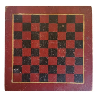 Late 19th Century Folk Art Checkerboard For Sale