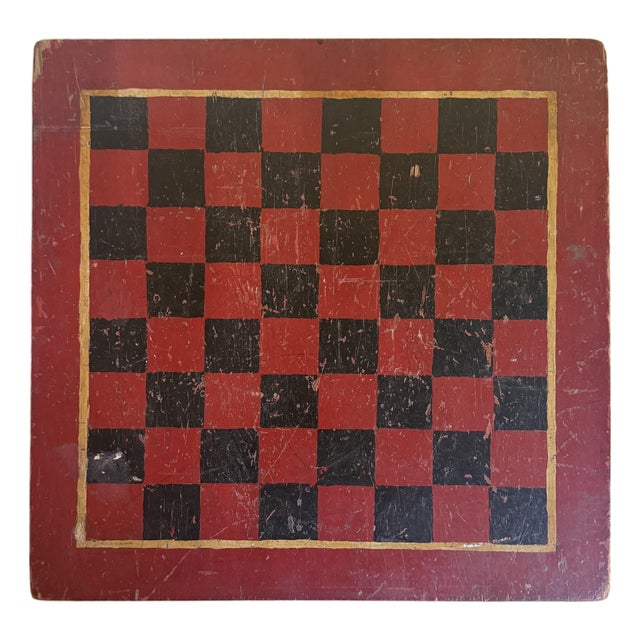 Late 19th Century Folk Art Checkerboard For Sale
