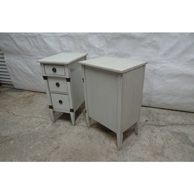 1950s Nightstands Gustavian Style For Sale - Image 5 of 11