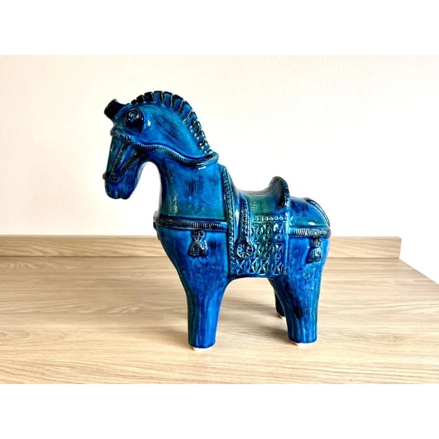 Mid-Century Ceramic Horse by Aldo Londi for Bitossi, Italy, 1950s-1960s For Sale - Image 11 of 13