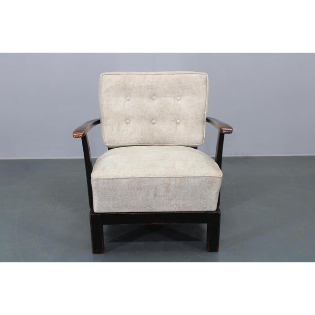 Czechoslovakian Armchair from Thonet, 1940s For Sale - Image 3 of 12