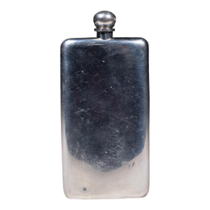 Vintage Concord English Pewter Hip Flask Sheffield, England c.1950