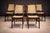 Set of 6 Chairs in Rosewood & Cane, Unknown, 1960s For Sale - Image 4 of 9