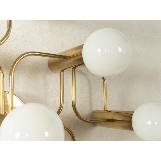 Metal Wall and Ceiling Lamp by Gaetano Sciolari for Leola, 1970s For Sale - Image 7 of 10