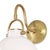 Traditional Regina Andrew Eloise Ceramic Sconce (White) For Sale - Image 3 of 5