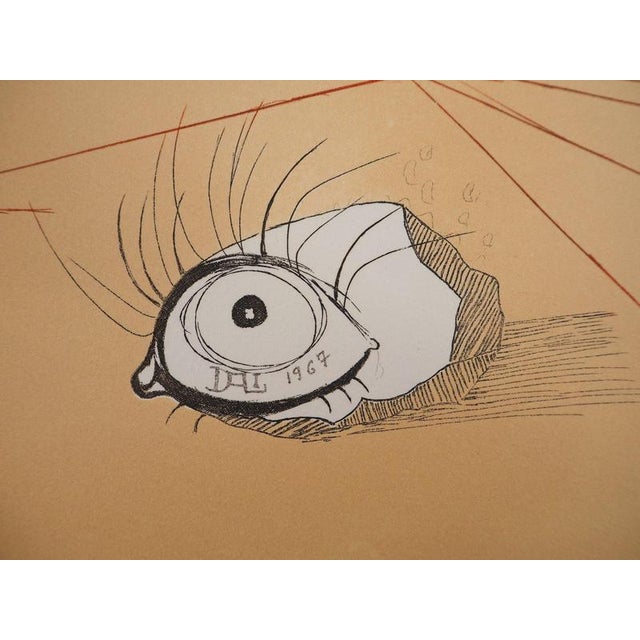 Salvador dali (1904 - 1989) iberian landscape: surrealist dream, 1980 original etching and aquatint signed in pencil with...
