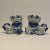 Vintage Blue & White Ceramic Foo Dogs - A Pair For Sale - Image 13 of 13