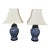 Blue & White Ginger Jar Table Lamps, Pair For Sale